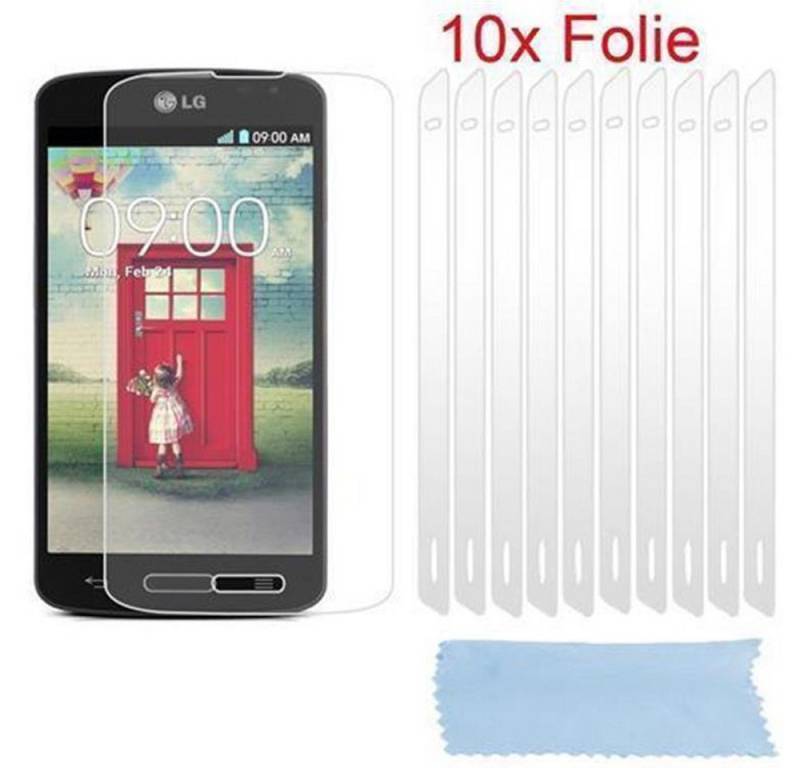 Cadorabo Schutzfolie für LG L90 (1. SIM), (1-St), 10x Displayschutzfolien von Cadorabo