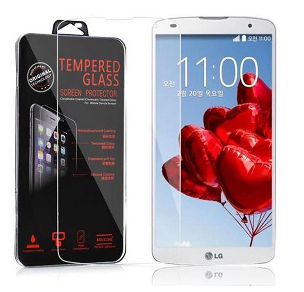 Cadorabo Schutzfolie für LG OPTIMUS G PRO 2 Schutzfolie, (1-St), Schutzfolie Panzer Folie (Tempered) Display Schutzglas 3D Touch von Cadorabo