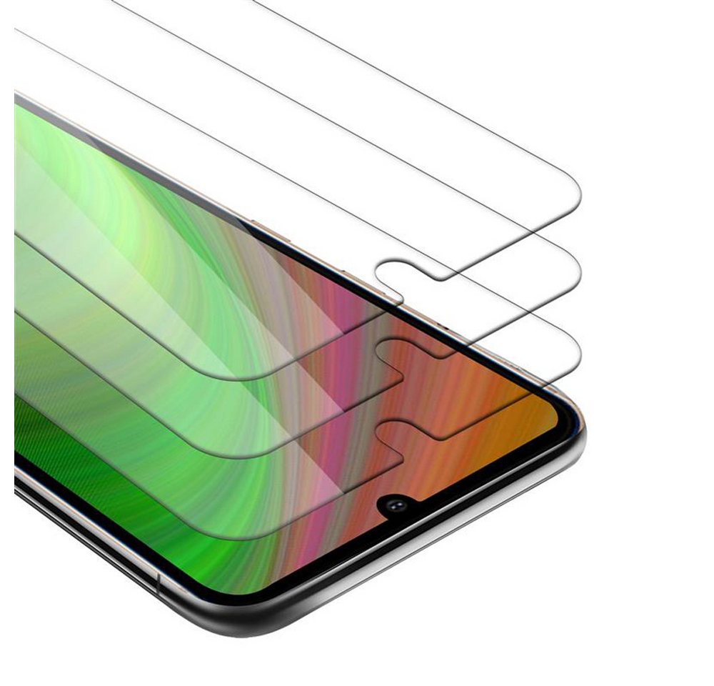 Cadorabo Schutzfolie für LG V60 ThinQ Schutzfolie, (3-St), 3x Schutzglas Panzer Folie (Tempered) Display Schutzfolie 3D Touch von Cadorabo