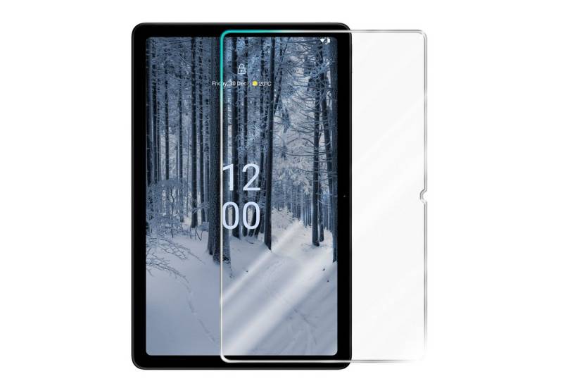 Cadorabo Schutzfolie für Nokia T21 Schutzfolie, (1-St), Schutzfolie Panzer Folie (Tempered) Display Schutzglas 3D Touch von Cadorabo