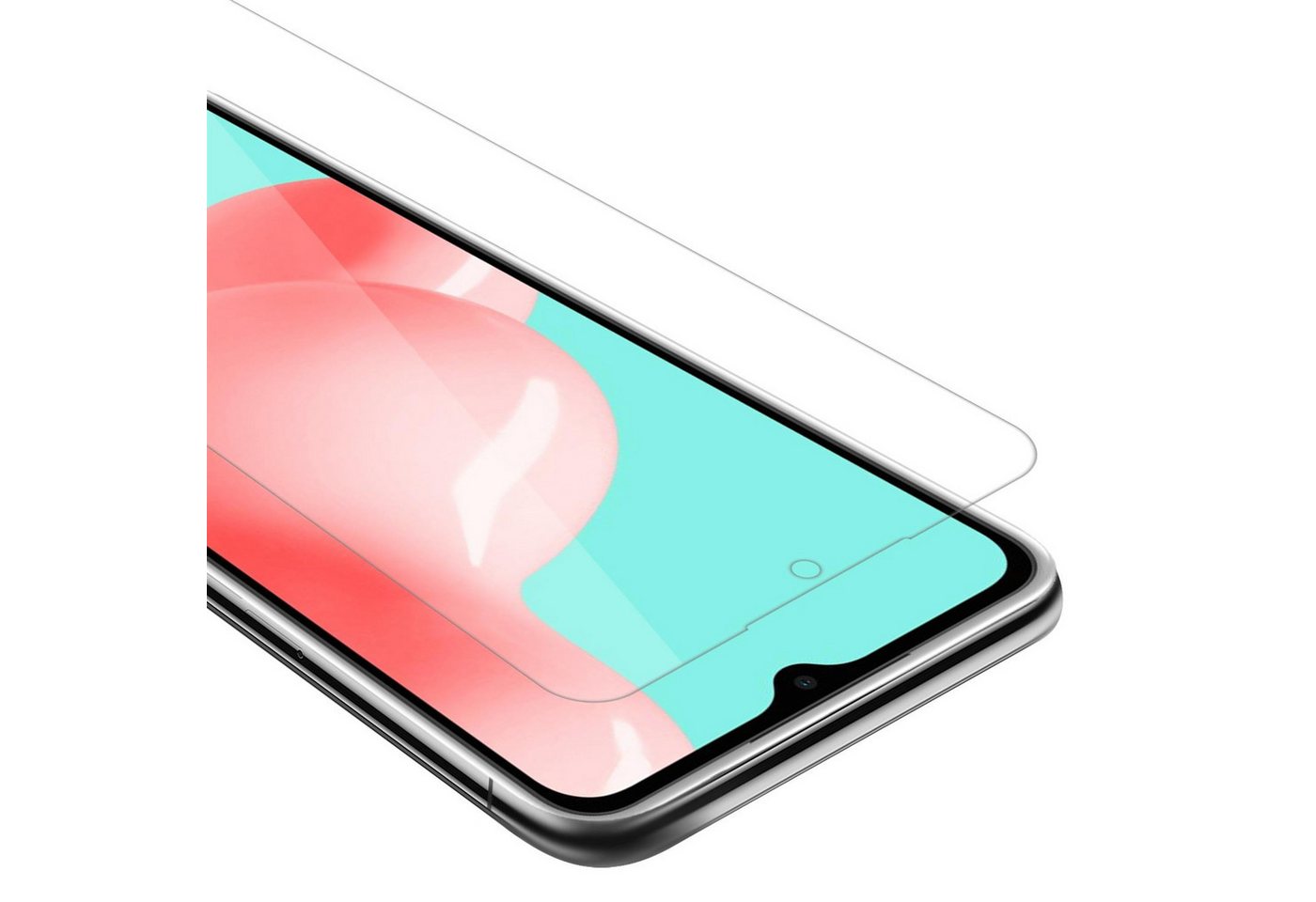 Cadorabo Schutzfolie Samsung Galaxy A72 4G / 5G, (1-St), Schutzglas Panzer Folie (Tempered) Display-Schutzglas mit 3D Touch von Cadorabo