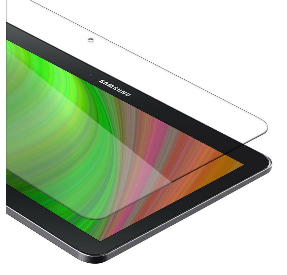 Cadorabo Schutzfolie Samsung Galaxy Tab 4 (10.1 Zoll), (1-St), Schutzglas Panzer Folie (Tempered) Display-Schutzfolie mit 3D Touch von Cadorabo