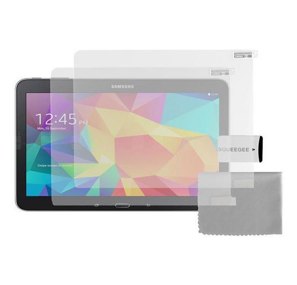 Cadorabo Schutzfolie für Samsung Galaxy Tab 4 (7 Zoll), 2x Displayschutzfolien von Cadorabo