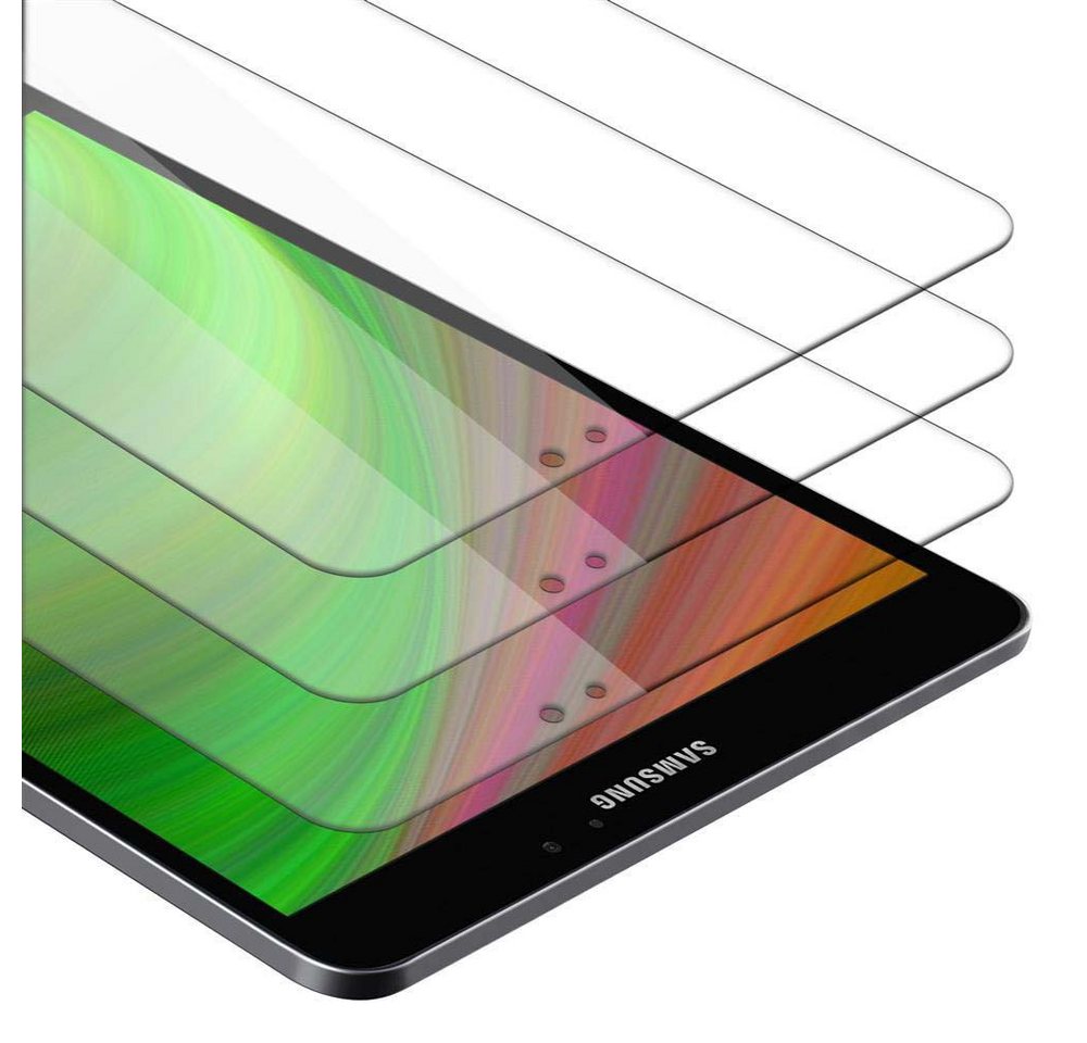 Cadorabo Schutzfolie Samsung Galaxy Tab S3 (9.7 Zoll), (3-St), 3x Schutzglas Panzer Folie (Tempered) Display-Schutzglas mit 3D Touch von Cadorabo