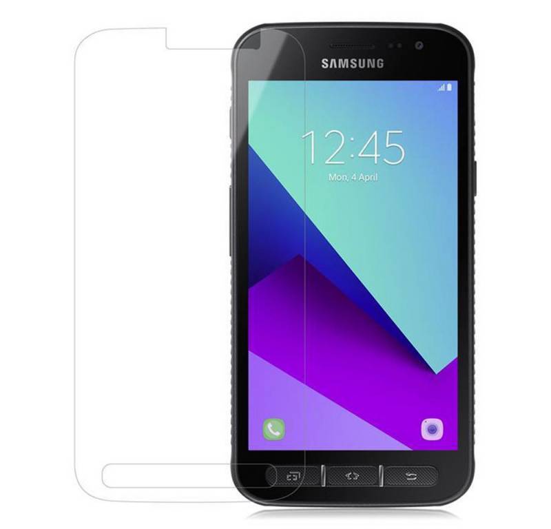 Cadorabo Schutzfolie für Samsung Galaxy XCover 4 / XCover 4s Schutzfolie, (1-St), Schutzfolie Panzer Folie (Tempered) Display Schutzglas 3D Touch von Cadorabo