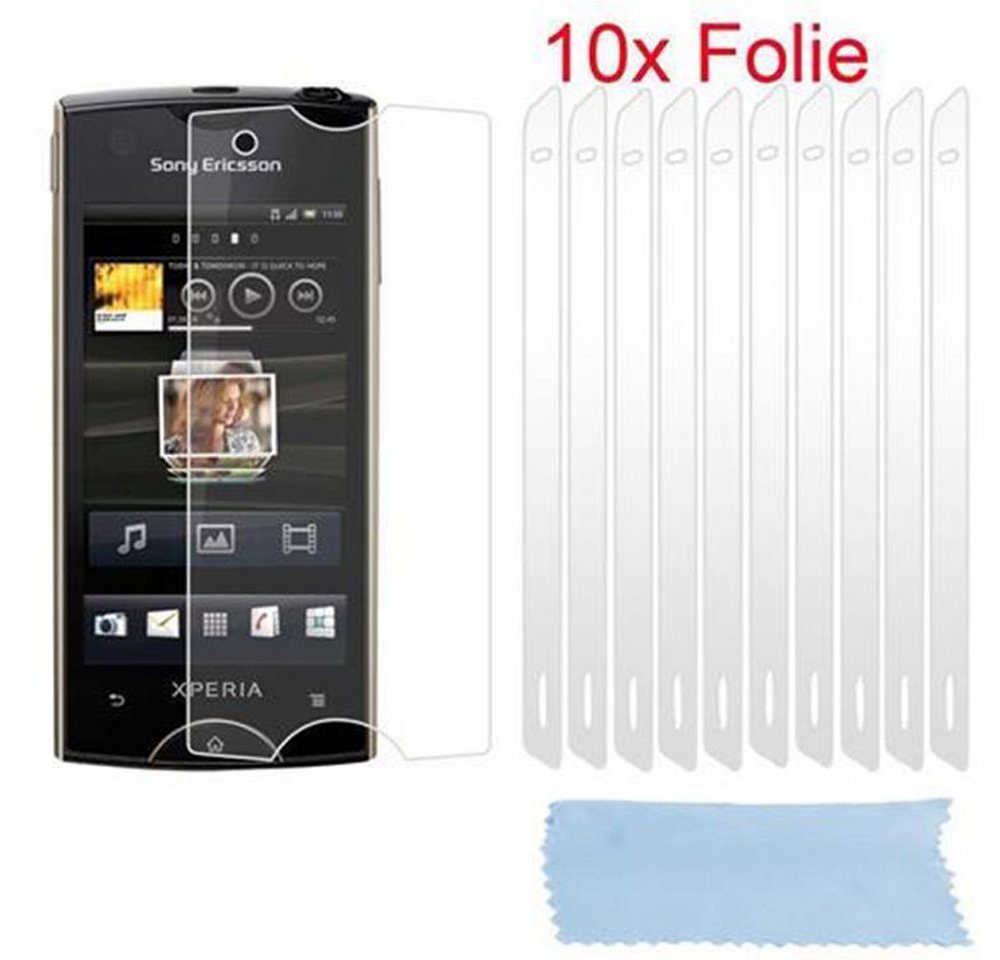 Cadorabo Schutzfolie Sony Xperia RAY, 10x Displayschutzfolien von Cadorabo