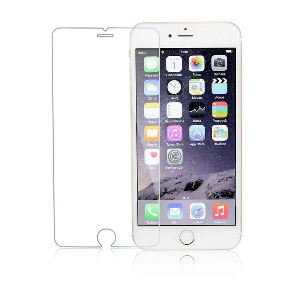 Cadorabo Schutzfolie Tempered Retail Packaging, (Apple iPhone 6 PLUS / 6S PLUS), Schutzglas Panzer Folie (Tempered) Display-Schutzglas mit 3D Touch von Cadorabo