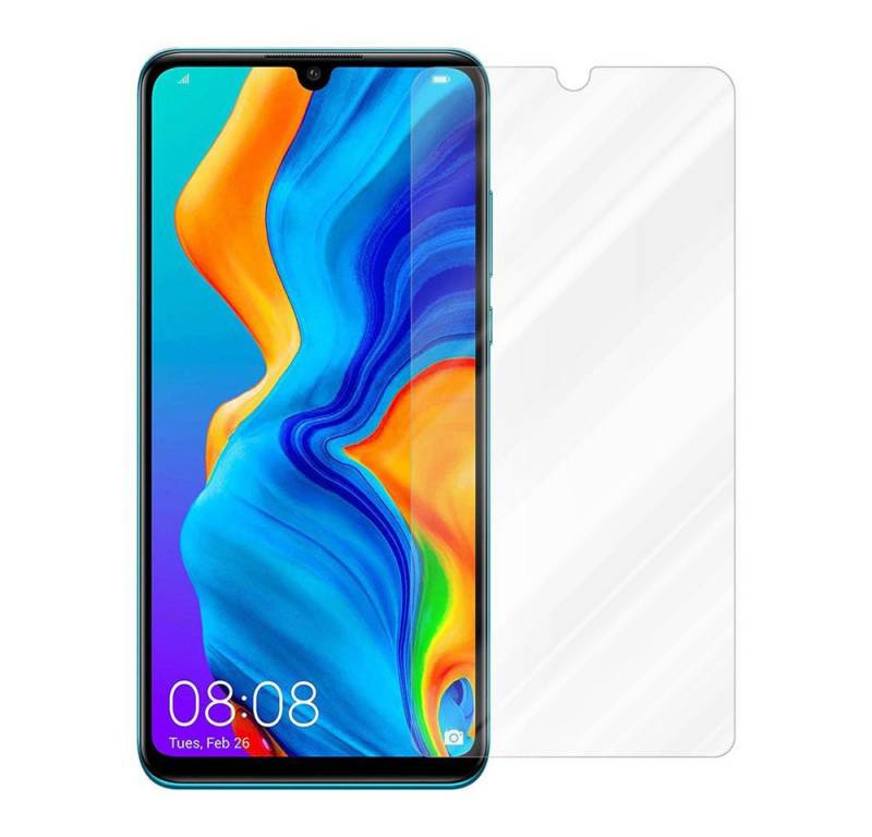 Cadorabo Schutzfolie Tempered Retail Packaging, (Huawei P30 LITE), Schutzglas Panzer Folie (Tempered) Display-Schutzglas mit 3D Touch von Cadorabo