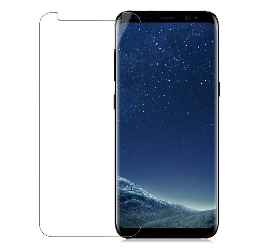 Cadorabo Schutzfolie Tempered Retail Packaging, (Samsung Galaxy S8), Schutzglas Panzer Folie (Tempered) Display-Schutzglas mit 3D Touch von Cadorabo