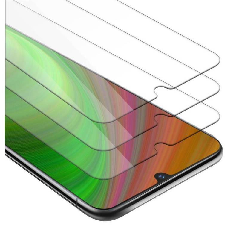 Cadorabo Schutzfolie für Vivo X21s Schutzfolie, (3-St), 3x Schutzglas Panzer Folie (Tempered) Display Schutzfolie 3D Touch von Cadorabo
