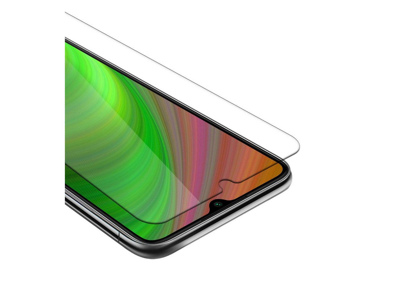 Cadorabo Schutzfolie für Vivo Y20s Schutzfolie, (1-St), Schutzfolie Panzer Folie (Tempered) Display Schutzglas 3D Touch von Cadorabo