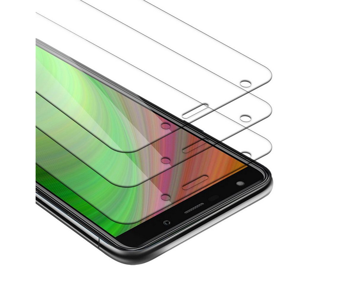 Cadorabo Schutzfolie WIKO Y61, (3-St), 3x Schutzglas Panzer Folie (Tempered) Display-Schutzglas mit 3D Touch von Cadorabo