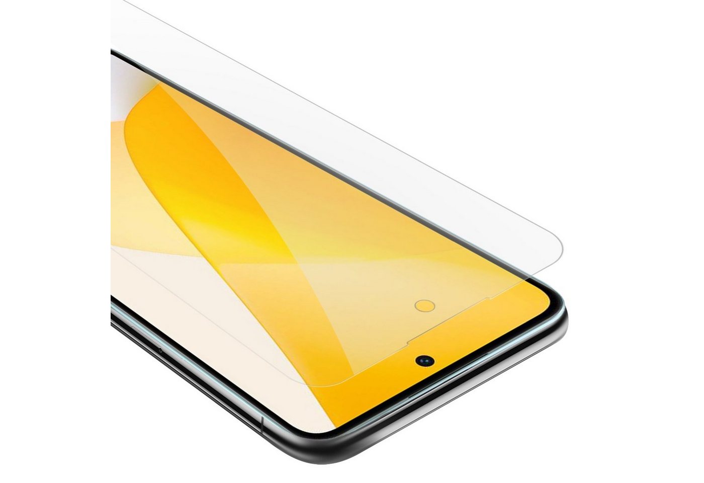 Cadorabo Schutzfolie Xiaomi 12 LITE, (1-St), Schutzglas Panzer Folie (Tempered) Display-Schutzglas mit 3D Touch von Cadorabo