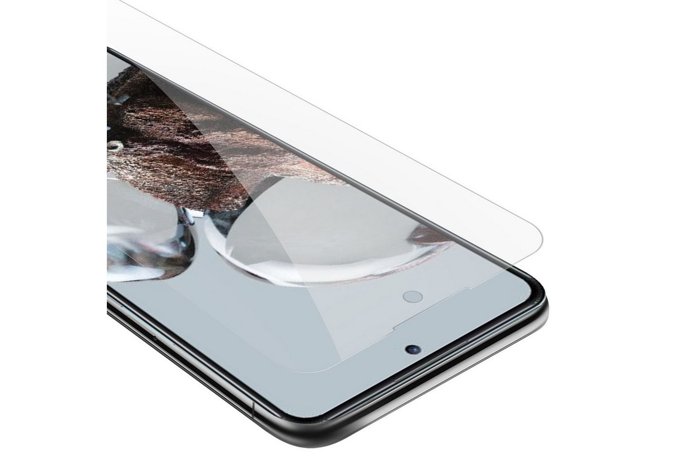 Cadorabo Schutzfolie Xiaomi 12T / 12T PRO, (1-St), Schutzglas Panzer Folie (Tempered) Display-Schutzglas mit 3D Touch von Cadorabo
