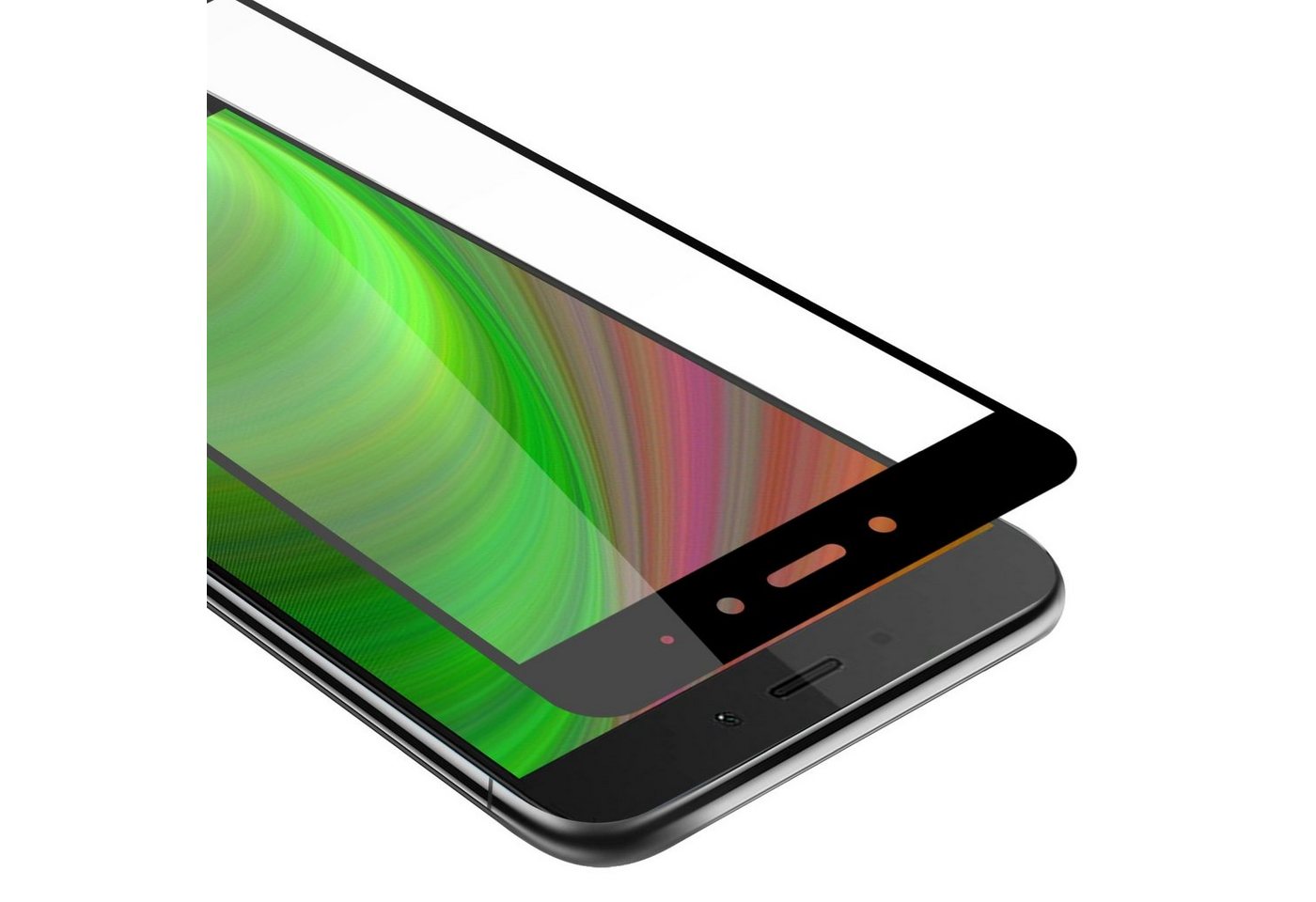 Cadorabo Schutzfolie für Xiaomi Mi MAX 2 Schutzfolie, (1-St), Vollbild Schutzglas Panzer Folie (Tempered) Display Schutzfolie von Cadorabo