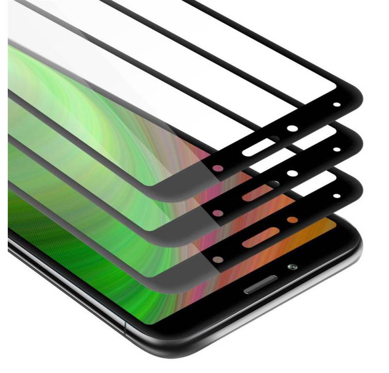 Cadorabo Schutzfolie für Xiaomi RedMi 7A Schutzfolie, (3-St), 3x Vollbild Schutzglas Panzer Folie (Tempered) Display-Schutzglas von Cadorabo