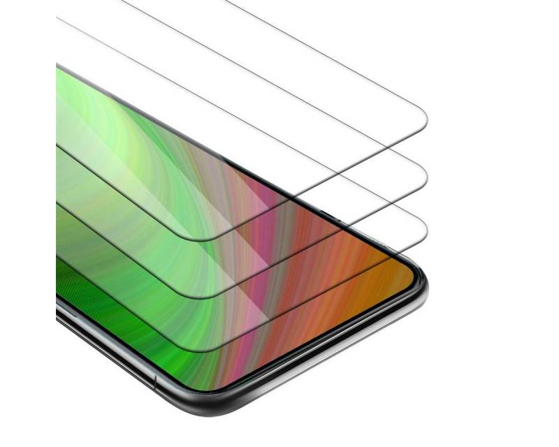 Cadorabo Schutzfolie für ZTE Axon 20 5G Schutzfolie, (3-St), 3x Schutzglas Panzer Folie (Tempered) Display Schutzfolie 3D Touch von Cadorabo