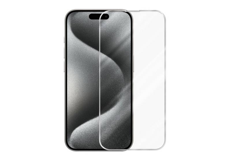 Cadorabo Schutzfolie für Apple iPhone 16 PRO Schutzfolie, (1-St), Schutzfolie Panzer Folie (Tempered) Display Schutzglas 3D Touch von Cadorabo