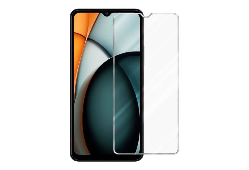 Cadorabo Schutzfolie für Xiaomi RedMi A3 / A3X Schutzfolie, (1-St), Schutzfolie Panzer Folie Displayschutz Schutzglas HD Tempered Glas von Cadorabo