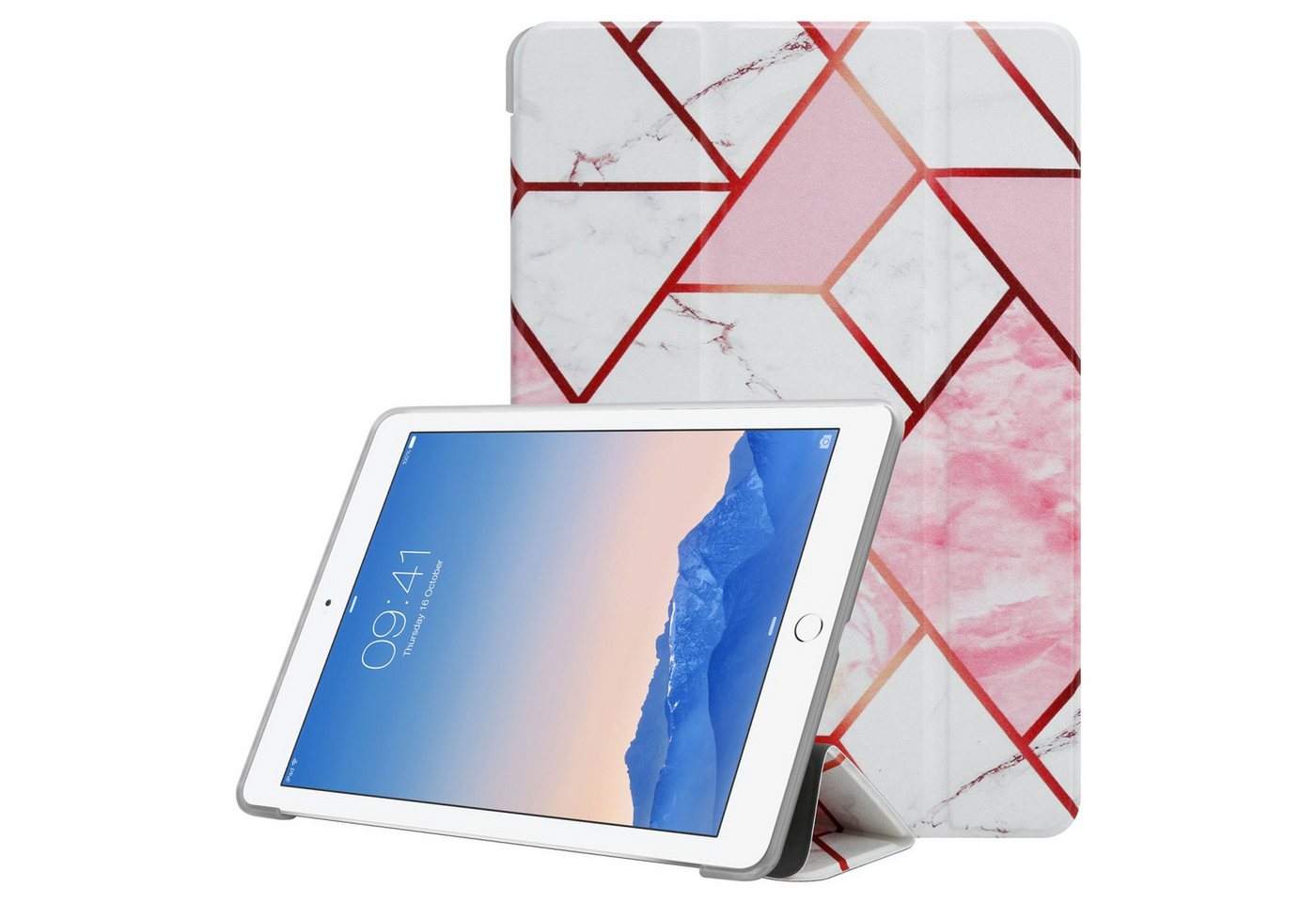 Cadorabo Tablet-Hülle für iPad 2 / 3 / 4 Hülle Apple iPad 2 / 3 / 4, Tablethülle - Dünne Schutzhülle aus TPU Silikon mit Standfunktion Cadorabo Tablet-Hülle für iPad 2 / 3 / 4 Hülle Apple iPad 2 / 3 / 4, Tablethülle - Dünne Schutzhülle aus TPU Silikon mit Standfunktion von Cadorabo