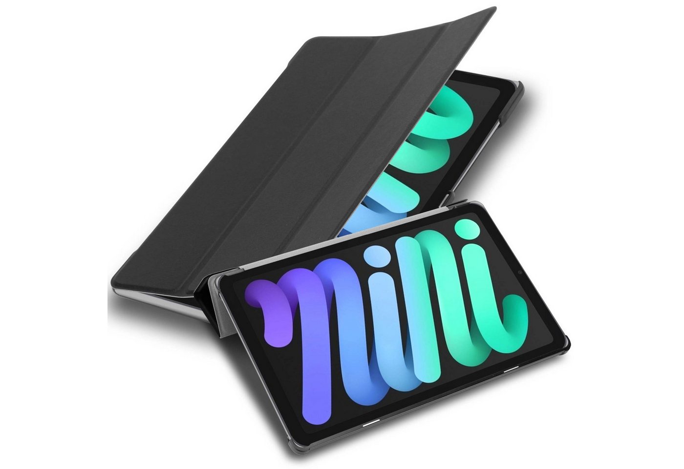 Cadorabo Tablet-Hülle für iPad MINI 6 (8.3 Zoll) Hülle Apple iPad MINI 6 (8.3 Zoll), Klappbare Tablet Schutzhülle - Hülle - Standfunktion - 360 Grad Case von Cadorabo