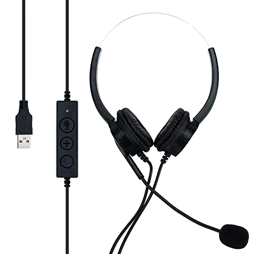 Cadorabo USB Headset in SCHWARZ - Kopfhörer für Laptop Computer PC mit Noise-Cancelling Mikrofon für Homeoffice, Videoanrufe, Gaming, Musik, UVM. Cadorabo USB Headset in SCHWARZ - Kopfhörer für Laptop Computer PC mit Noise-Cancelling Mikrofon für Homeoffice, Videoanrufe, Gaming, Musik, UVM. von Cadorabo