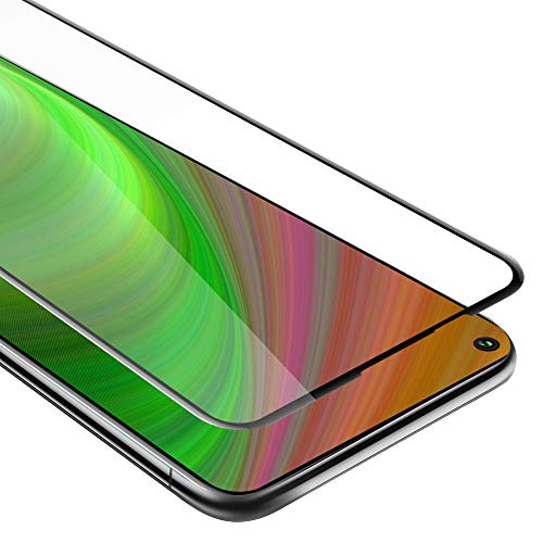 Cadorabo Vollbild Panzer Folie kompatibel mit Honor 20 PRO - Schutzfolie in TRANSPARENT mit SCHWARZ - Gehärtetes (Tempered) Display-Schutzglas in 9H Härte mit 3D Touch von Cadorabo
