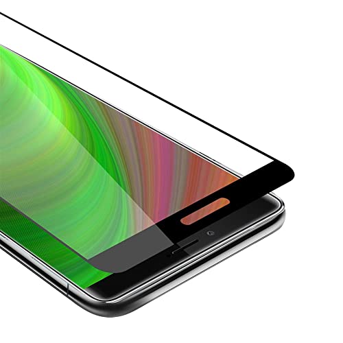 Cadorabo Vollbild Panzer Folie kompatibel mit Honor Note 8 - Schutzfolie in TRANSPARENT mit SCHWARZ - Gehärtetes (Tempered) Display-Schutzglas in 9H Härte mit 3D Touch von Cadorabo