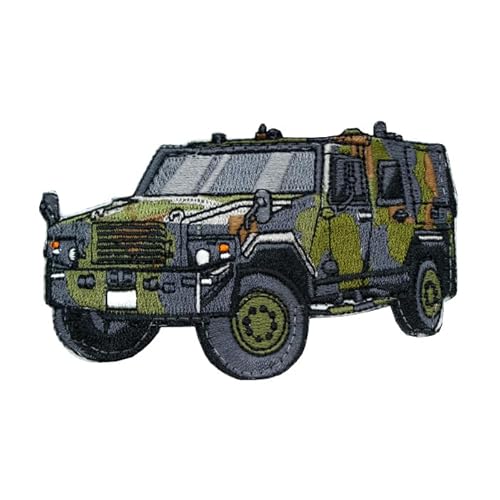Café Viereck ® Bundeswehr Army Fahrzeuge, Panzer, Kampfjet & Helikopter Patch - gestickt mit Klett (Eagle IV) von Café Viereck
