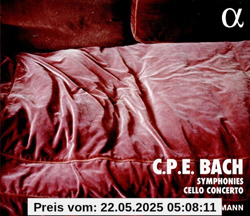 CPE Bach - Sinfonien Wq 182 & Cellokonzert Wq 172 von Café Zimmermann