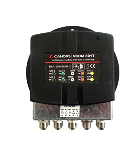 Cahors VCOM 801T DiSEqC Switch 8 Eingänge SAT + 1 terrestrischer Eingang / 1 Ausgang Cahors VCOM 801T DiSEqC Switch 8 Eingänge SAT + 1 terrestrischer Eingang / 1 Ausgang von Cahors