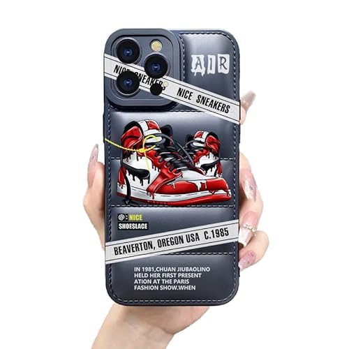 Ins Hot Schutzhülle für iPhone 16 Pro Max 6,9 Zoll, Motiv: Straßen-Sneaker, für Jungen, ästhetische Grafik, weiches Silikon, Gummi, stoßfest, Fallschutz Ins Hot Schutzhülle für iPhone 16 Pro Max 6,9 Zoll, Motiv: Straßen-Sneaker, für Jungen, ästhetische Grafik, weiches Silikon, Gummi, stoßfest, Fallschutz von Cairiocoin