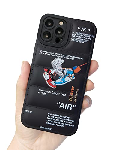 Ins Off Sportschuh-Marke Puffer Handyhülle kompatibel mit dem iPhone 13 Pro 15,5 cm, Sneakers Ins White Label Muster Grafiken, weiche Silikon Full-Body stoßfeste Schutz-Hülle, schwarz Ins Off Sportschuh-Marke Puffer Handyhülle kompatibel mit dem iPhone 13 Pro 15,5 cm, Sneakers Ins White Label Muster Grafiken, weiche Silikon Full-Body stoßfeste Schutz-Hülle, schwarz von Cairiocoin