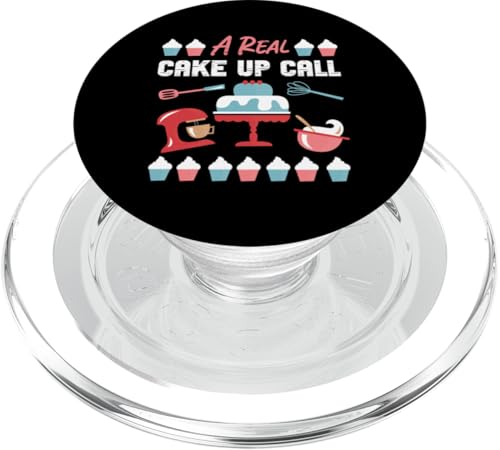 Cake Up Call Backdesign für Bäckerei PopSockets PopGrip für MagSafe Cake Up Call Backdesign für Bäckerei PopSockets PopGrip für MagSafe von Cake Bakery And Cake Decorator Baking Designs