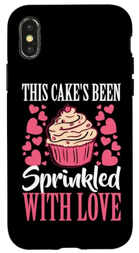 Dieser Kuchen wurde mit Liebe bestreut Hülle für iPhone X/XS Dieser Kuchen wurde mit Liebe bestreut Hülle für iPhone X/XS von Cake Bakery And Cake Decorator Baking Designs