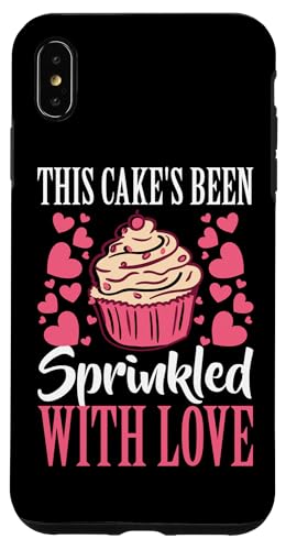 Dieser Kuchen wurde mit Liebe bestreut Hülle für iPhone XS Max von Cake Bakery And Cake Decorator Baking Designs
