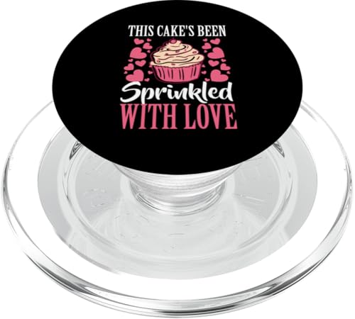 Dieser Kuchen wurde mit Liebe bestreut PopSockets PopGrip für MagSafe Dieser Kuchen wurde mit Liebe bestreut PopSockets PopGrip für MagSafe von Cake Bakery And Cake Decorator Baking Designs