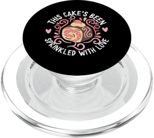 Dieser Kuchen wurde mit Liebe bestreut PopSockets PopGrip für MagSafe Dieser Kuchen wurde mit Liebe bestreut PopSockets PopGrip für MagSafe von Cake Bakery And Cake Decorator Baking Designs