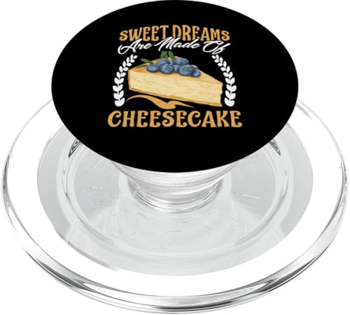 Süße Träume bestehen aus Käsekuchen PopSockets PopGrip für MagSafe Süße Träume bestehen aus Käsekuchen PopSockets PopGrip für MagSafe von Cake Bakery And Cake Decorator Baking Designs