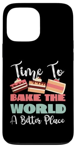 Zeit, die Welt zu einem besseren Ort zu machen Hülle für iPhone 13 Pro Max Zeit, die Welt zu einem besseren Ort zu machen Hülle für iPhone 13 Pro Max von Cake Bakery And Cake Decorator Baking Designs