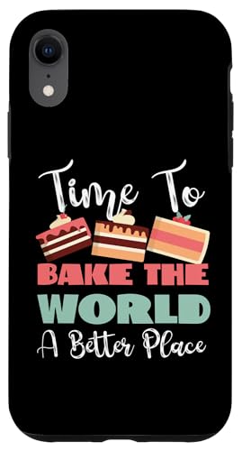 Zeit, die Welt zu einem besseren Ort zu machen Hülle für iPhone XR Zeit, die Welt zu einem besseren Ort zu machen Hülle für iPhone XR von Cake Bakery And Cake Decorator Baking Designs