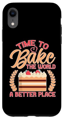 Zeit, die Welt zu einem besseren Ort zu machen Hülle für iPhone XR Zeit, die Welt zu einem besseren Ort zu machen Hülle für iPhone XR von Cake Bakery And Cake Decorator Baking Designs