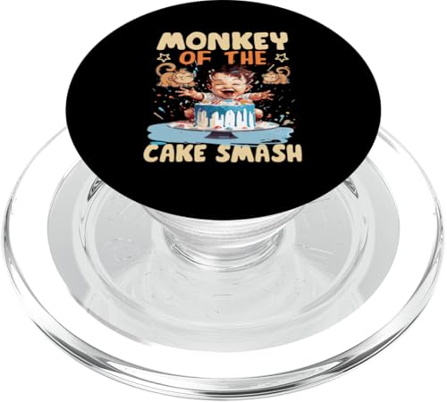 Cake Smash: Affe des Kuchens zerschlagen PopSockets PopGrip für MagSafe Cake Smash: Affe des Kuchens zerschlagen PopSockets PopGrip für MagSafe von Cake Smash Family Designs For Smash Cake