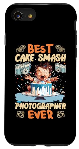 Cake Smash: Bester Cake Smash-Fotograf aller Zeiten Hülle für iPhone SE (2020) / 7 / 8 von Cake Smash Family Designs For Smash Cake