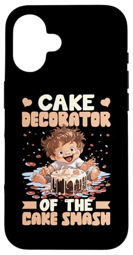 Cake Smash: Cake Decorator des Cake Smash Hülle für iPhone 16 Cake Smash: Cake Decorator des Cake Smash Hülle für iPhone 16 von Cake Smash Family Designs For Smash Cake