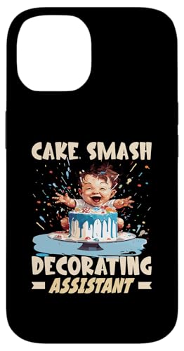 Cake Smash: Cake Smash Dekorieren Assistent Hülle für iPhone 14 von Cake Smash Family Designs For Smash Cake