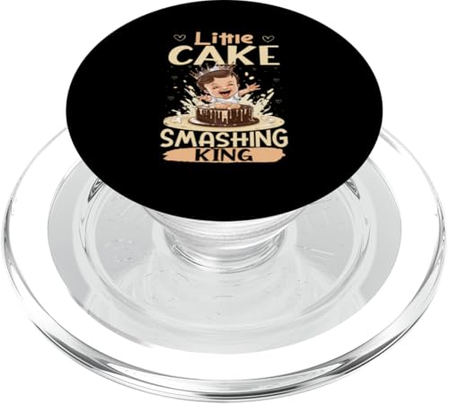 Cake Smash: Kleiner Kuchen zerschlagen König PopSockets PopGrip für MagSafe Cake Smash: Kleiner Kuchen zerschlagen König PopSockets PopGrip für MagSafe von Cake Smash Family Designs For Smash Cake