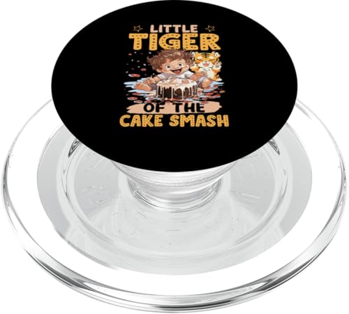 Cake Smash: Kleiner Tiger des Kuchenzerbrechers PopSockets PopGrip für MagSafe Cake Smash: Kleiner Tiger des Kuchenzerbrechers PopSockets PopGrip für MagSafe von Cake Smash Family Designs For Smash Cake