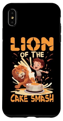 Cake Smash: Löwe des Kuchen-Zerschlagens Hülle für iPhone XS Max von Cake Smash Family Designs For Smash Cake