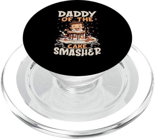 Cake Smash: Papa vom Cake Smasher PopSockets PopGrip für MagSafe Cake Smash: Papa vom Cake Smasher PopSockets PopGrip für MagSafe von Cake Smash Family Designs For Smash Cake